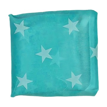 環保購物袋 6個  55 x 33 x 5cm  天藍底星星