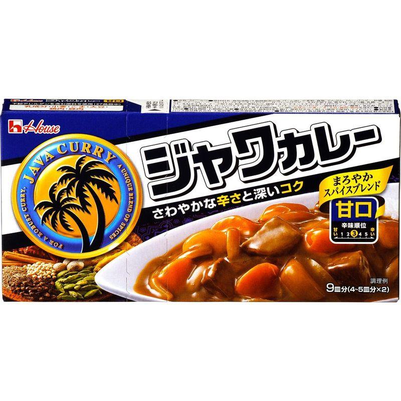 ハウス ジャワカレー 甘口 185g×3個