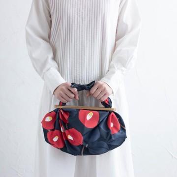 京都風呂敷包巾-竹久夢二 二巾-山茶花(防潑水)