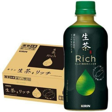 *貪吃熊* 箱出 日本 麒麟  KIRIN 生茶 Rich 綠茶 濃厚綠茶 400ml 24瓶箱