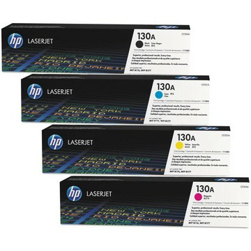 【免運 加送超值禮券】HP CF350A+CF351A+CF352A+CF353A (130A)原廠碳粉匣 適用M153/M176/M177｜領券最高折$220