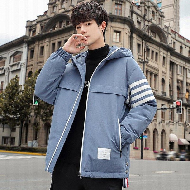 ジャケット メンズ 裏地付き ダウンジャケット フード付き 冬服 ジップアップ シンプル カラーバリエーション 厚手 カジュアル アウター 保温 通販 Lineポイント最大get Lineショッピング