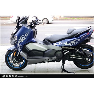 彩貼藝匠 TL 500／TL 508（通用）全車拉線 F004 3M反光貼紙 ORACAL螢光貼 拉線設計 裝飾 機車