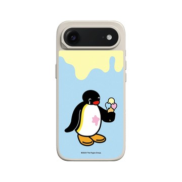 iPhone Air SolidX 貝殼灰 - Pingu 企鵝家族 - Pingu - 我的冰淇淋
