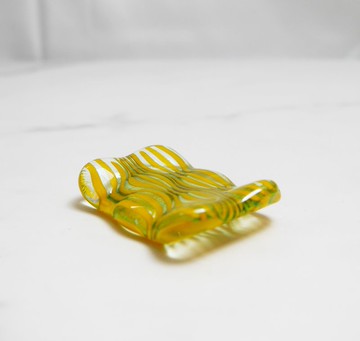 O6-1 餐桌上的生活工藝 – 琉璃餐具架(橘) 一組2個