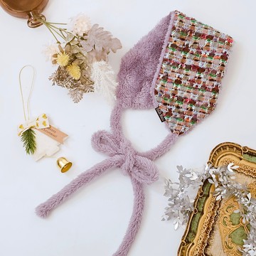 【HiGh MaLi】耳罩式頭帶 | 紫編織 | 日系髮帶 |獨家|聖誕禮物