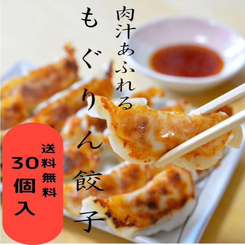 冷凍　餃子　お取り寄せ　国産　もぐりん餃子　30個　黒豚入り　送料無料