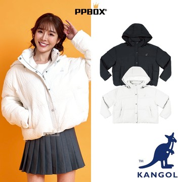 KANGOL 袋鼠 女款 連帽時尚科技鋪棉外套 【65521440】 時尚 長袖 衣服 外套 防風防寒外套 交換禮物