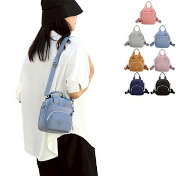 SPRING-學院風手提斜背2用手機包防潑水耐磨耐刮斜背包-多色