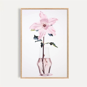 玻璃瓶粉花 Pink Flower