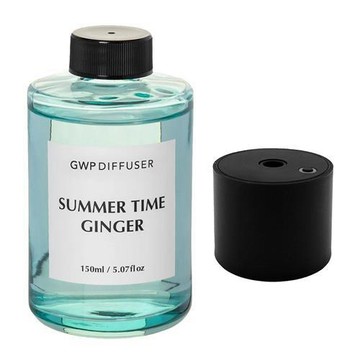 DIAX GWP 超音波微霧香氛器+微霧香氛補充瓶（夏日薑檸／150ml）車用香水