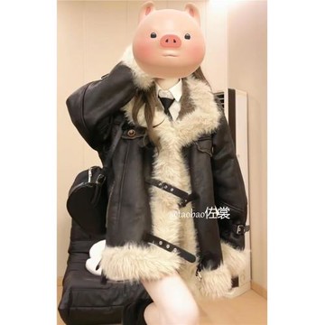 美式復古立領羊羔毛外套女2025新款爆款秋冬季加厚棉衣棉服小個子