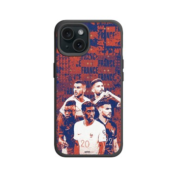 iPhone 15 SolidX 黑 - FFF - France National team - Pattern