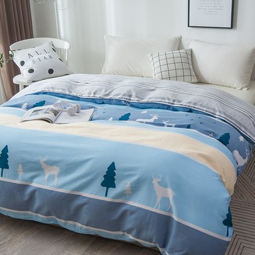 被套單件純棉單人1.5m1.8米床雙人200x230學生宿舍全棉單被罩春秋