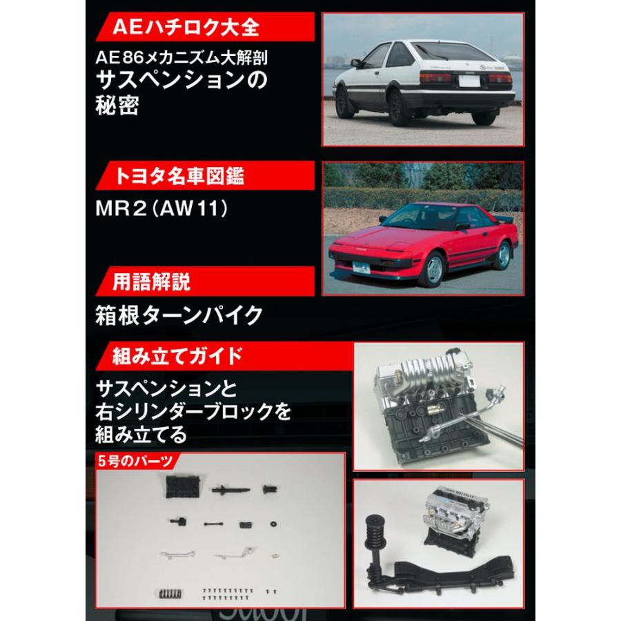 デアゴスティーニ　スプリンタートレノ AE86　第5号