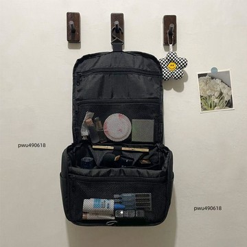 臺灣出貨 出差旅行懸掛戶外洗漱包戶外收納袋防水數碼收納包化妝包便攜外出