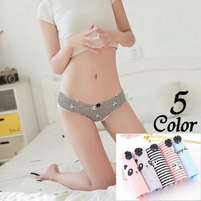 スタンダードショーツ 単品 パンツ パンティー レディース パンダ ボーダー柄 インナー 女性下着 ランジェリー 可愛い かわいい 女性用 婦人用 通販 Lineポイント最大get Lineショッピング