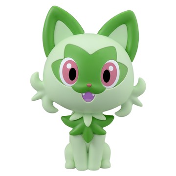 BANDAI PoKeMoN 寶可夢 快組系列 PLAMO 組裝模型 86mm 18 新葉喵  1個