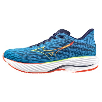 Mizuno 美津濃 男款 WAVE RIDER 28 慢跑鞋 J1GC240356  藍色  29cm