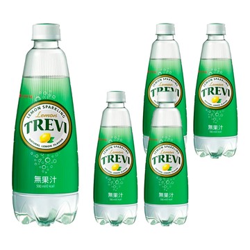 LOTTE 樂天 TREVI 氣泡水 韓國原裝進口 清爽 冰涼口感  500ml  5瓶