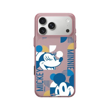 iPhone 17 Pro Max Clear (相機按鈕) 晶醺玫 - 迪士尼-米奇 Mickey - 展示好感情-米奇與米妮