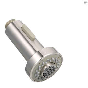 廚房抽拉花灑替換頭 帶止回閥 2功能 1/2連接頭 拉絲鎳