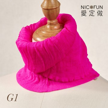 NicoFun 愛定做 花果系33 亮桔柳葉絲 百搭圍脖 圍巾 100%桑蠶絲 真絲％silk四季圍脖 圍巾 領巾 髮帶