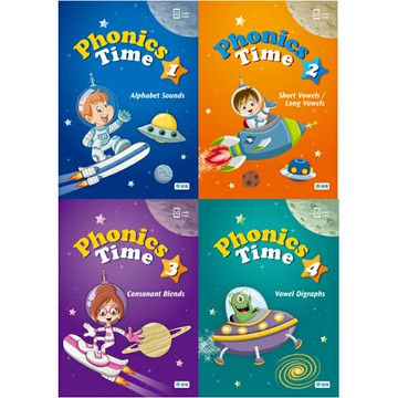 【華通書坊】Phonics Time (1/2/3/4)(課本+QR CODE音檔+線上教學資源) 師德編輯部 師德文教華通書坊/姆斯