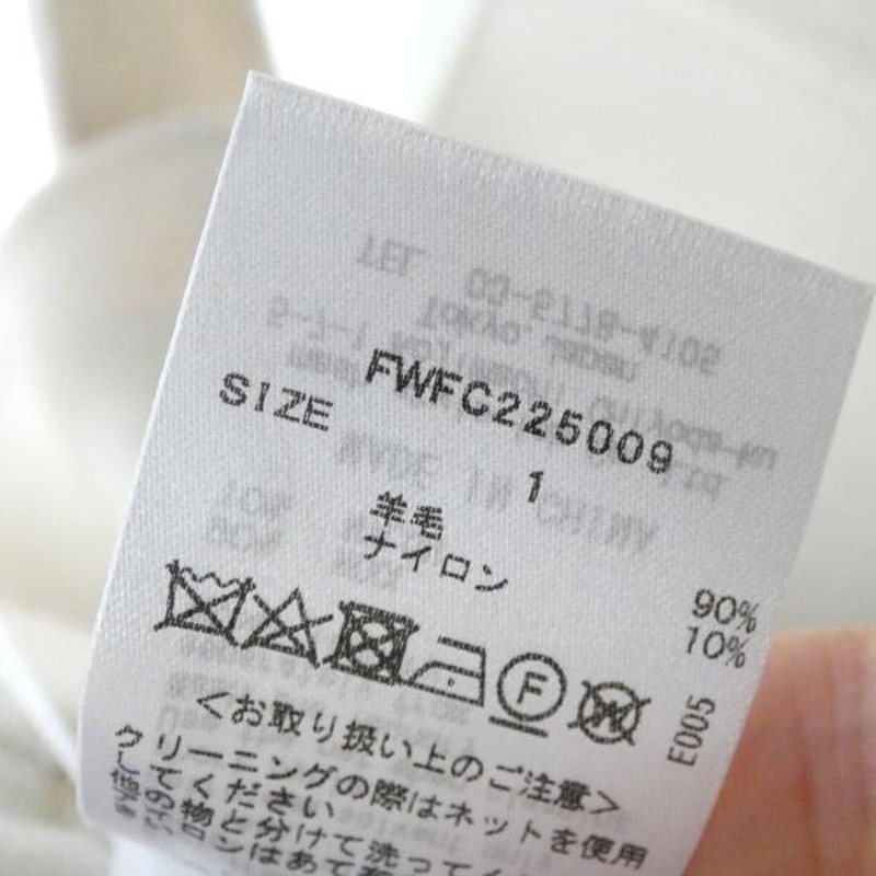 SALE セール 22AW FWFC225009,FRAY I.D,ショールカラーショートリバー