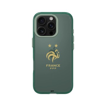 iPhone 16 Pro Clear 憂墨綠 - FFF - Logo - Golden