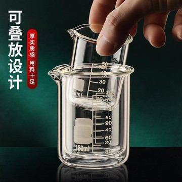 耐高溫玻璃實驗套裝 燒杯量筒試管錐形瓶 滴管化學實驗器材 國中小實驗室量杯 台灣出貨
