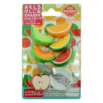 造型橡皮擦-切開的水果 IWAKO:ER-BR1049
