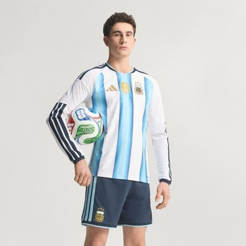 adidas 世界盃 阿根廷 26 主場 長袖球衣 男 KA8068 官方直營