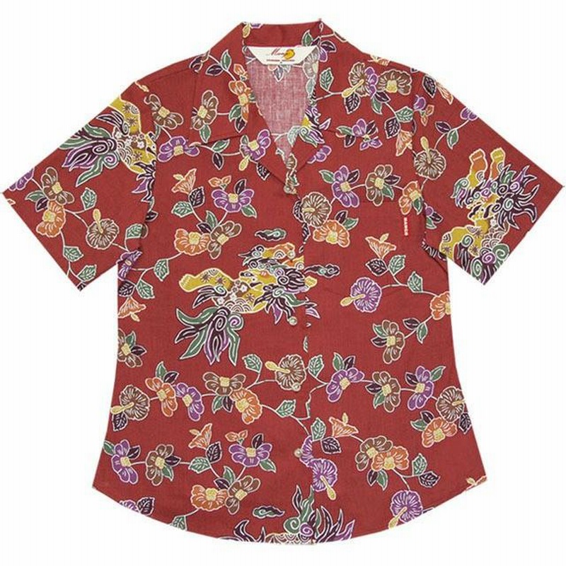 men's Haberu かりゆしウェアＬサイズ　アロハシャツ沖縄　紅型 men's Haberu かりゆしウェアLサイズ アロハシャツ沖縄 - メルカリ