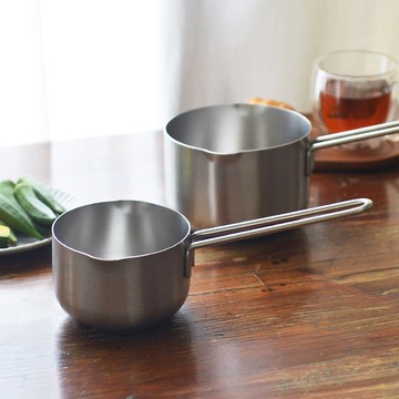 日本相澤工房 AIZAWA 日本製18-8不鏽鋼牛奶鍋/單柄鍋-12cm
