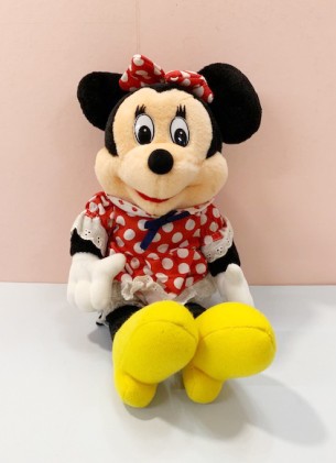 【震撼精品百貨】Micky Mouse_米奇/米妮 ~迪士尼經典絨毛娃娃-米妮#11241
