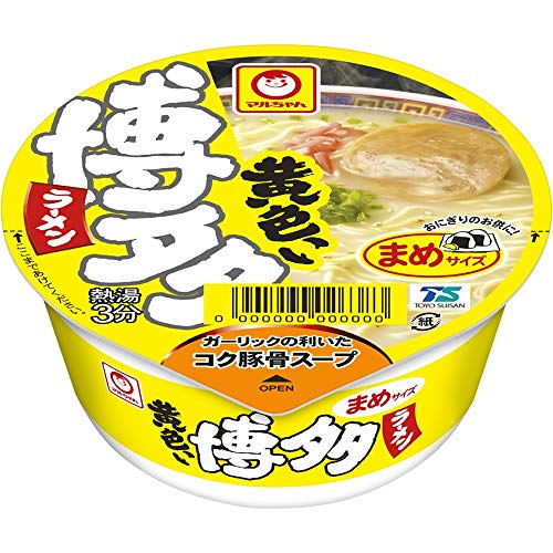 マルちゃん 黄色いまめ博多ラーメン 37g 12個