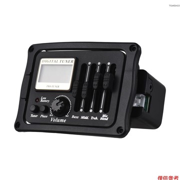 Winn 原聲吉他拾音器民謠古典吉他拾音器均衡器板拾音器多色液晶彩屏內置麥克風帶校準木吉他樂器配件