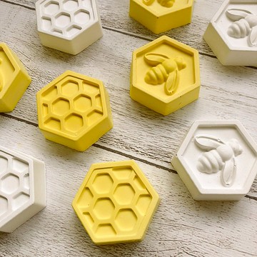 蜂巢擴香石/黃色蜜蜂/蜂巢款