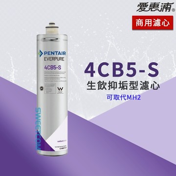 【思維康SWEETCOM】美國原廠愛惠浦 EVERPURE 4CB5S 生飲抑垢濾心 黑水保固公司貨