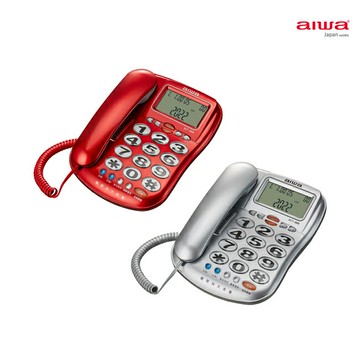 AIWA 愛華 超大字鍵助聽有線電話 ALT-889 大音量 銀髮族 助聽器 可調整 ALT889 大按鍵