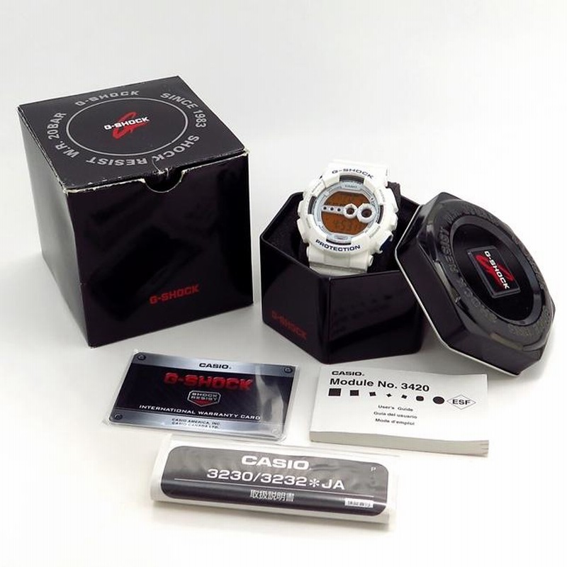 CASIO/カシオ】G-SHOCK GD-100SC-7 クレイジーカラーズ ホワイト 