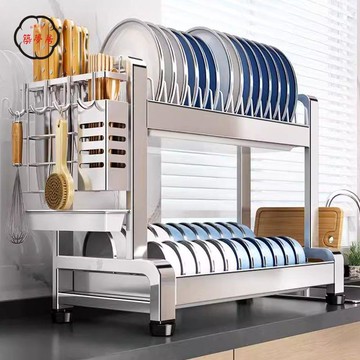 免運 店長推薦 碗架瀝水架 收納架 廚房收納架廚房碗碟置物架 碗盤瀝水架 多功能放碗架 碗筷收納盒 碗柜 瀝碗架家用特惠/工廠直銷 開立發票 全館八折z219