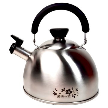 燕人の匠 燕三條 櫻吟 18-8不銹鋼笛音壺 日本製  1個  2.5L  銀色 + 黑色