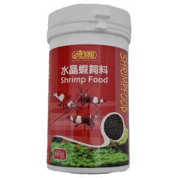 ISTA 伊士達 水晶蝦飼料 60g 添加螺旋藻粉 適用於各種小型蝦類  1瓶