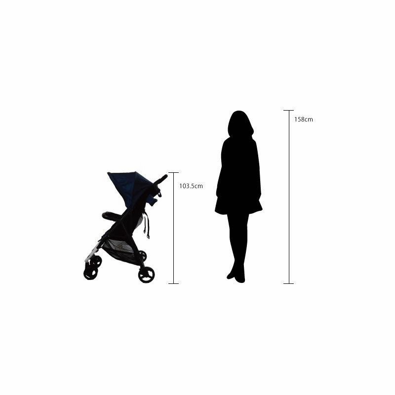 二人乗り ベビーカー ココロン ツイン 双子  直接渡し可 ココロン ツイン ネイビー 横型二人乗りベビーカー 双子用 2人