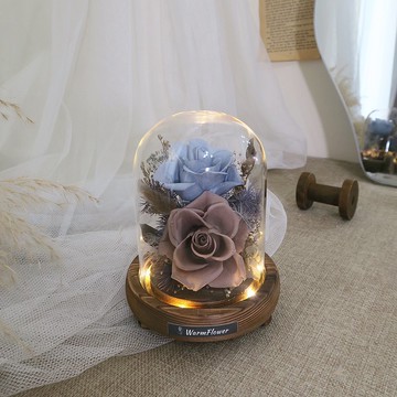 【客製化禮物】永生玻璃盅花－深愛/珍愛 | 情人節禮物/生日禮物