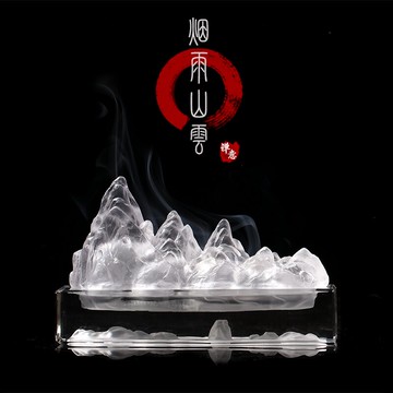 琉璃假山臥式香爐禪意茶室筆架筆擱鎮紙中國風擺件日式侘寂風禮品