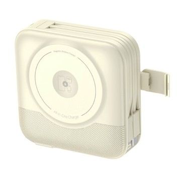 amuok 艾默克 全功能無線充行動電源 10000mAh  AKPW007-SB  奶茶色