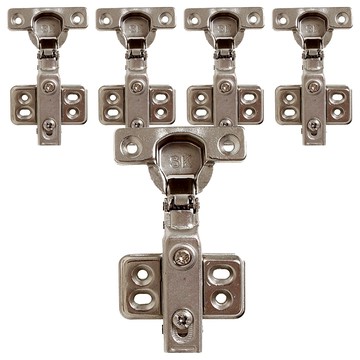 水槽戶外浴室櫃液壓90度迷你阻尼鉸鏈 5入  53 x 90mm  1組